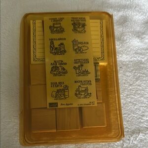 New Stampin Up recipe stamp set with cards